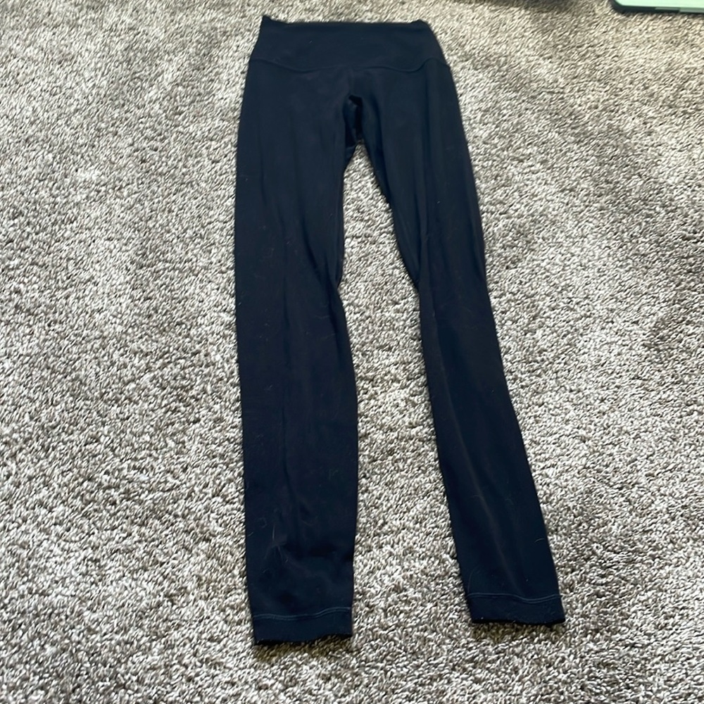 lululemon size 2 black 28” align pant